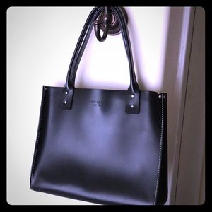 Simple black smooth Kate spade bag